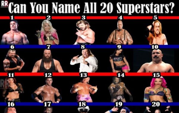 Can you name these wrestlers